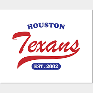 Houston Texans Classic Style Posters and Art